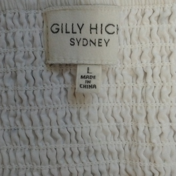 GILLY HICKS- Polka Dot Tube Top Size L - Picture 2 of 3